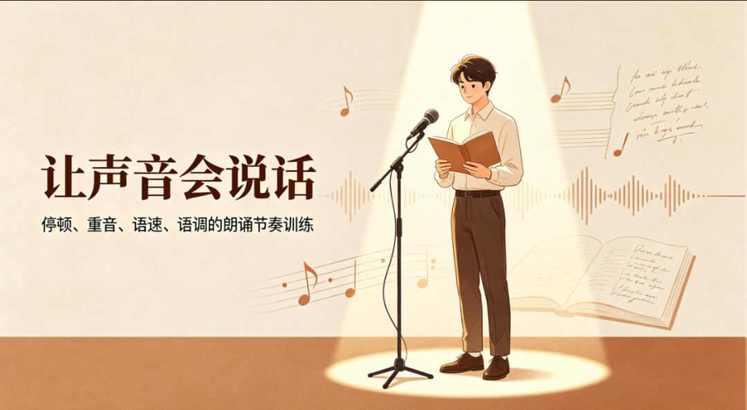 朗诵艺术培训｜以声传情，让文字拥有温度（二）